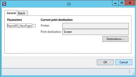 popup screenshot in dynamics 365