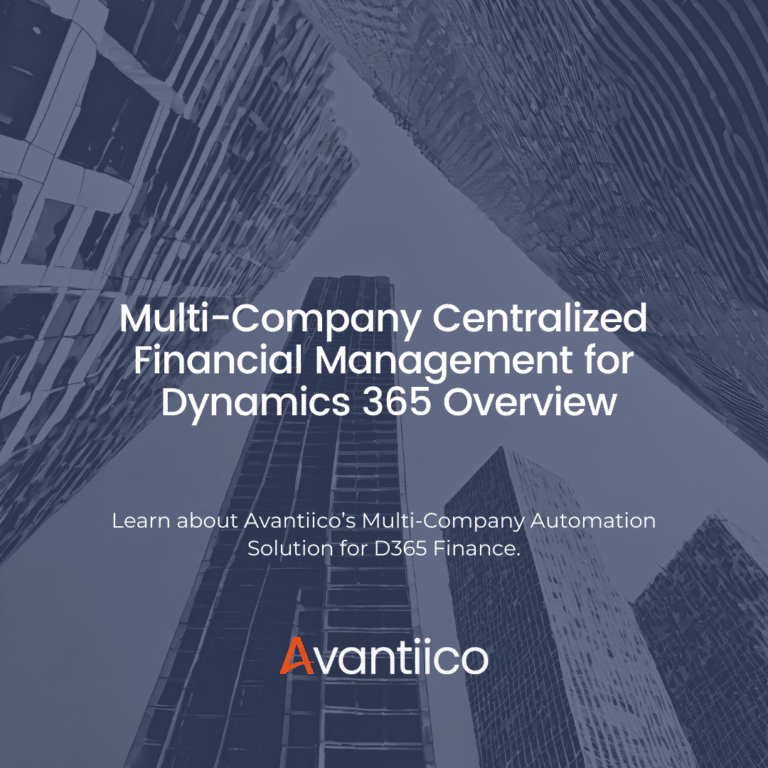 Multi-Company Centralized Financial Management for Dynamics 365 Overview